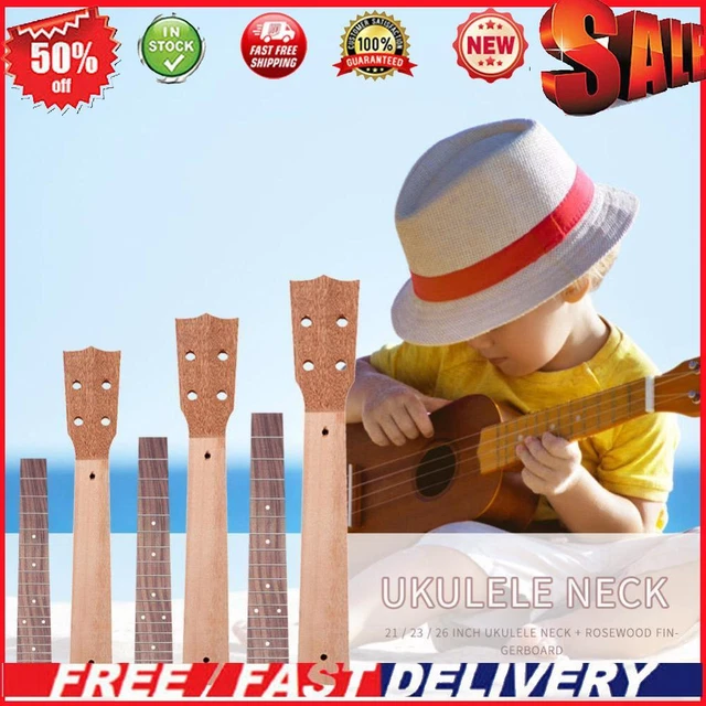 21/23/26 inch Ukulele Rosewood Fretboard Fingerboard Neck Set Ukulele Accessory