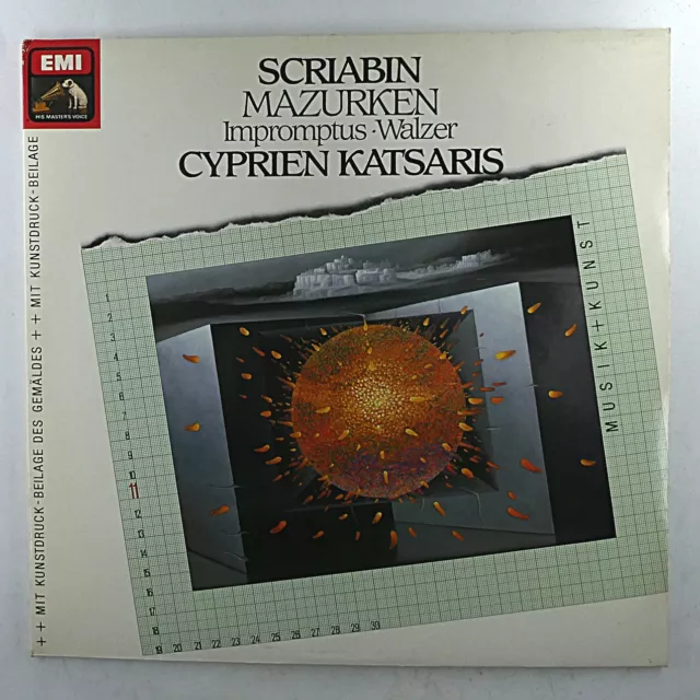 2Lp Gatefold Scriabin, Cyprien Katsaris – Mazurken, Impromptus Waltzer