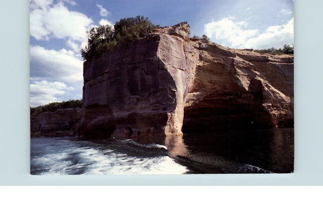GRAND PORTAL ROCK Pictured Rock National Lakeshore Park Michigan ...