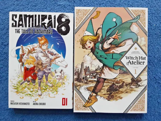 The Tale of Hachimaru Vol 1 + Witch Hat Atelier Vol 1 (Japanese Graphic Novels)