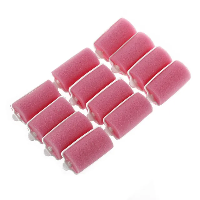 12 Pcs Magic Sponge Foam Cushion Hair Styling Rollers Curlers Twist Tools Witty 2