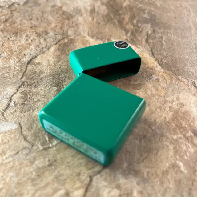 Genuine Zippo Grass Green Matte windproof Lighter CASE ONLY No Insert/Box