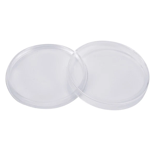 Set Coin Holders 30mm Case Transparent Container Organizer Accessories