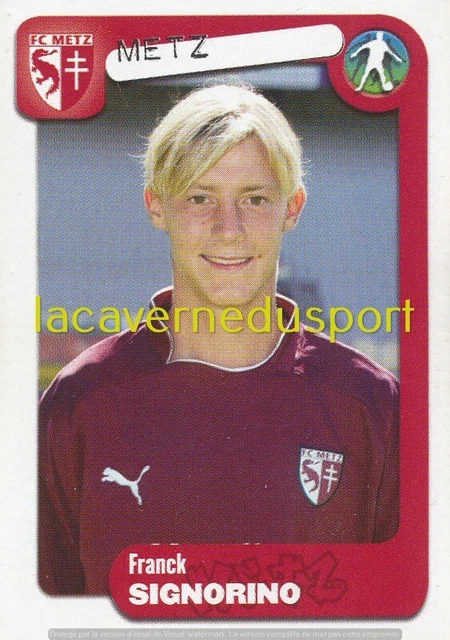 Autocollant Panini Foot 2004-2005 - Herve Tum (FC Metz) - N°219 - Non Collé - État Très Bon