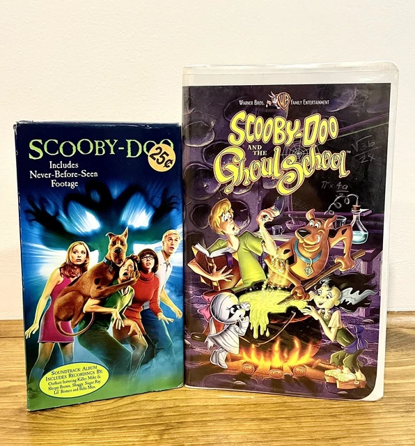 SCOOBY-DOO - THE Movie (VHS, 2002) and Scooby-Doo & The Ghoul School ...