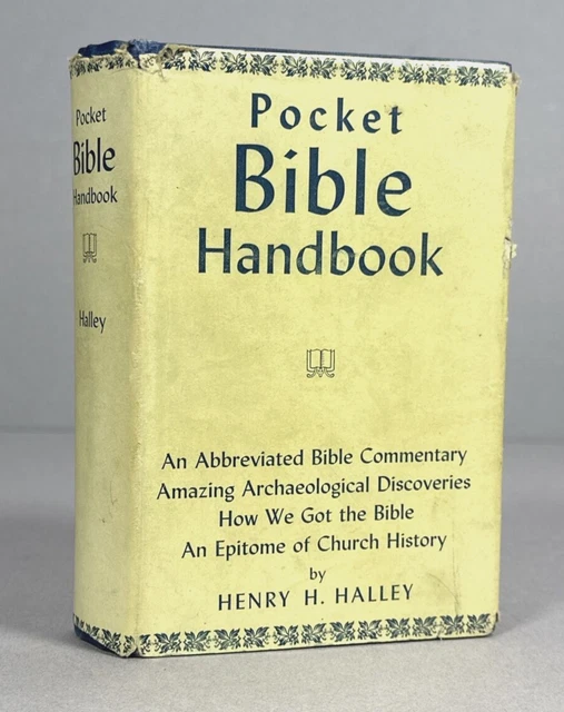 POCKET BIBLE HANDBOOK by Henry H. Halley 1948, Hardcover, 18th edition