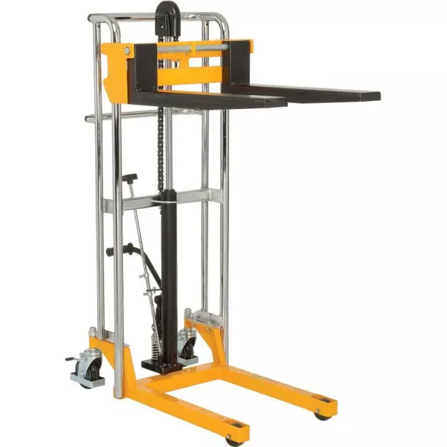 880 lbs MANUAL LIFT - 59" Maximum Lift - Wheels - Foot Pedal Operation - Steel