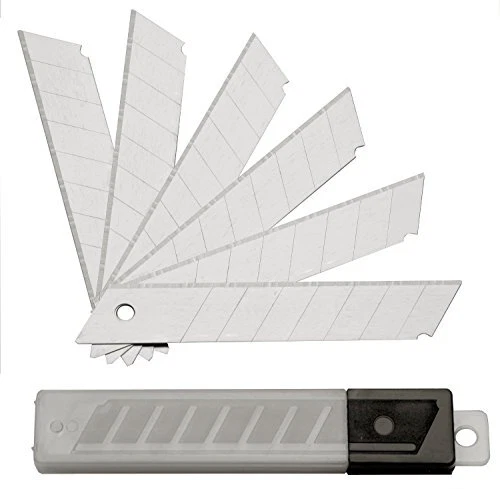 100 lames sécables de rechange 18 mm 05 mm pour cutter