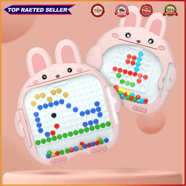 Tablero de dibujo duradero tablero de escribir en forma de conejo tablero de garabatos para niño pequeño