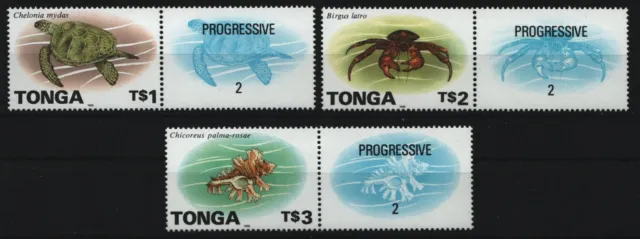 Tonga 1994 - Mi-No. 1325-1327 ** - MNH - pressure phases - seas / marine life