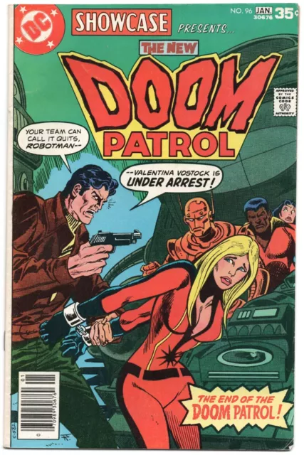Showcase 96 DC 1977 FN VF New Doom Patrol Jim Aparo Handcuff Bondage