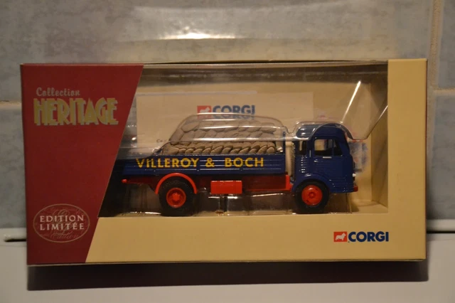 Corgi Heritage 1/50 - Simca Cargo Plateau Pneus Michelin - Très Bon état + Boîte