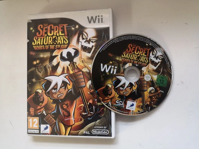 Wii THE SECRET SATURDAYS BEASTS OF THE 5TH SUN Nintendo Game N *