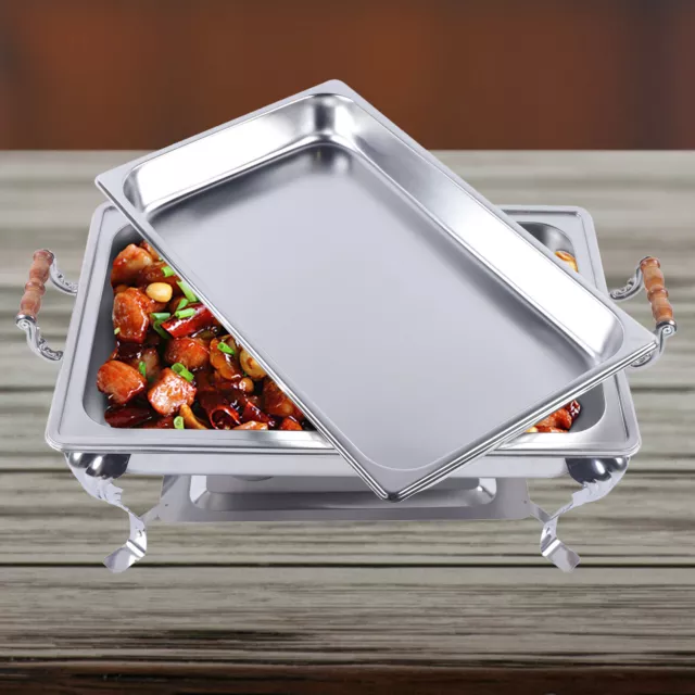 Catering Chafer Chafing Dish Set Buffet Party Food Warmer 8QT Stainless Steel