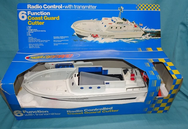 FOR REPAIR = = Azrak Hamway 3001 Radio Control RC Coast Guard Cutter Boat FOR REPAIR = = Azrak Hamway 3001 Radio Control RC Coast Guard Cutter Boat
