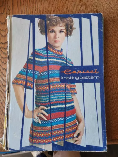 Empisal Knitting Machine Pattern Book Hard cover Free Post Australia Wide