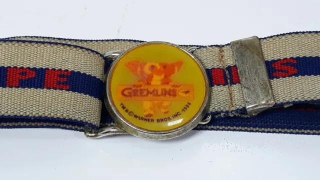 Vintage 1984 Gremlins Elastic Adjustable Belt Lee READ