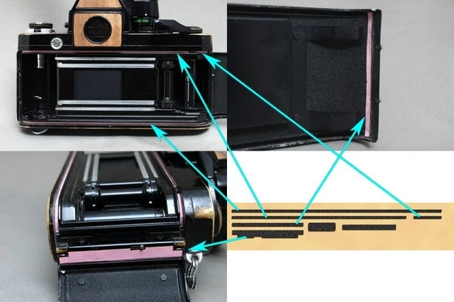 【1 juegos con INSTRUCCIONES】Kit de sello de luz precortado F2/Programa AE-1/OM-1/OM-10