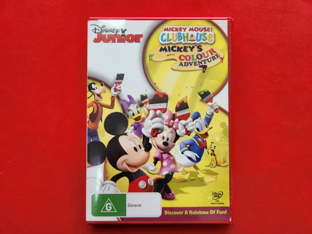 MICKEY MOUSE CLUBHOUSE - Mickey's Colour Adventure (DVD, 2007) R4) $4. ...