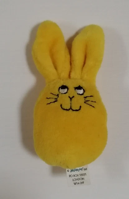 JELLYCAT BUNNY JELLY Bean Lemon Rabbit Vintage Yellow label mini £60.00 ...
