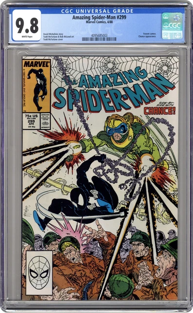 Amazing Spider-Man #299 CGC 9.8 1988 4095685003 1st app. Venom (cameo)