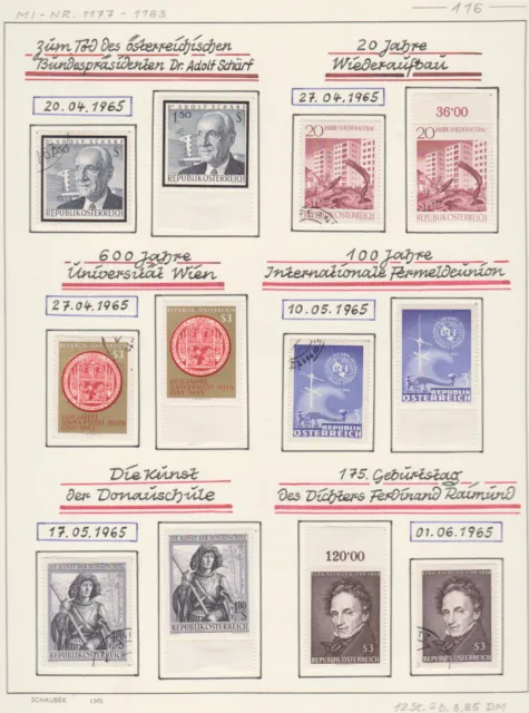  briefmarken - österreich - gestempelt - und postfrisch*- marken selbst postfr**