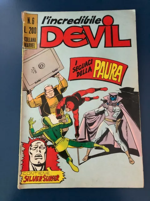 Collana Devil-L'incredibile Devil N.6 Ed.corno 1970 Anno I