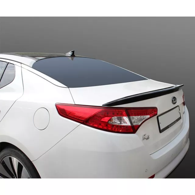 (Black) New Rear Trunk Wing Lip Spoiler Space for Kia Optima 2011-2013 3