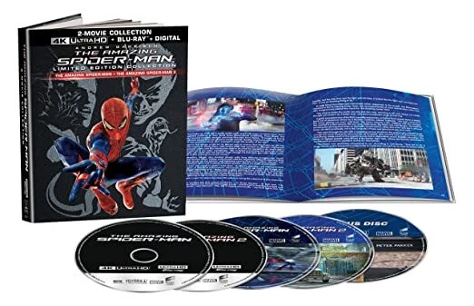 New The Amazing Spider-Man 1 & 2 Col (Ltd Ed Giftset) (4K / Blu-ray + Digital)