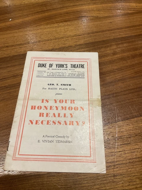 Is Your Honeymoon Really Necessary? Ralph Lynn Faith Rogers Edwin Bennett