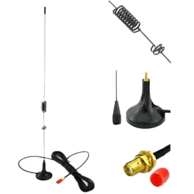 UT-106UV Antenna magnetica auto dual band SMA-femmina per BaoFeng 888S UV-5R