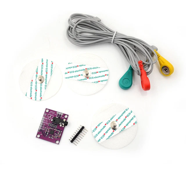 ECG MODULE AD8232 Ecg Measurement Pulse Heart Monitoring Sensor Module ...
