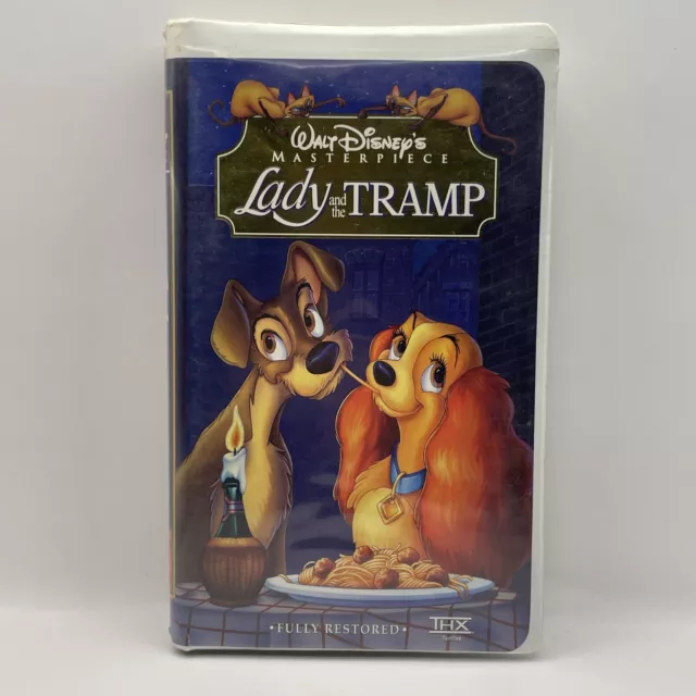 Lady and the Tramp - Walt Disney's Masterpiece - VHS - 1998 - Clam Shell - 14673