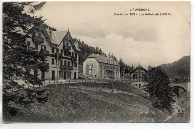 LE LIORAN - Cantal - CPA 15 - view of hotels