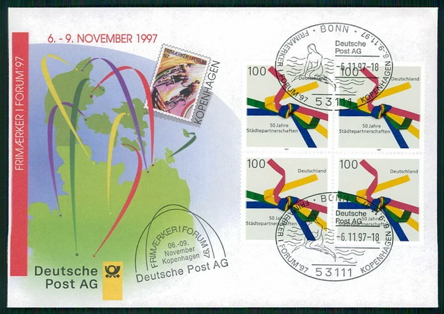GERMANY EXHIBITION-COVER 1997 DENMARK COPENHAGEN CYCLING BICYCLE /m3181