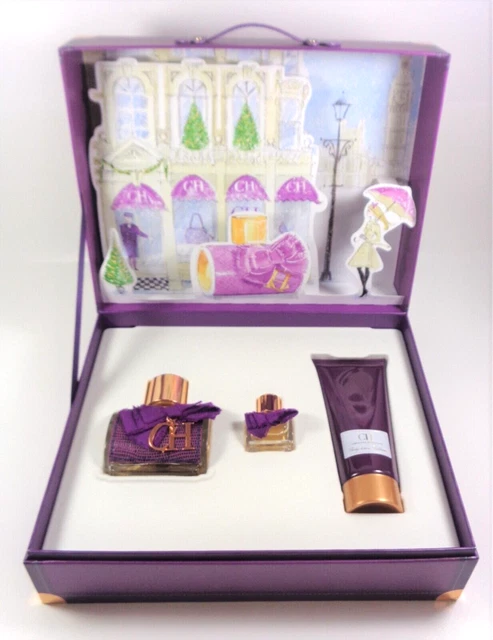 Carolina Herrera 3 PC Set EDP Sublime Spray 1.7oz./50 ml+ Lotion+Mini Splash NEW