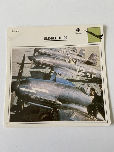 Carte Collection Chasseur HEINKEL He 100