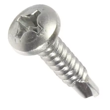 #10 Self Drilling Sheet Metal Screws TEK Tap Pan Head Stainless Steel All Sizes