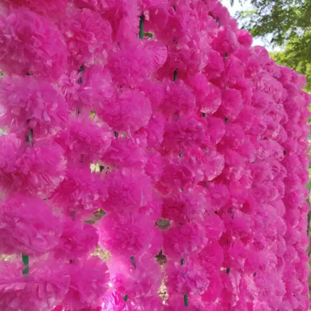 Lote de guirnalda de caléndula para decoración artificial flor de caléndula