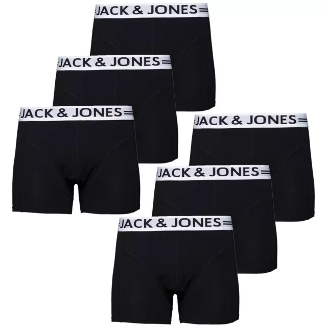 JACK & JONES Homme Boxer Sense 9er Paquet Xs S M L XL Noir Gris Blanc