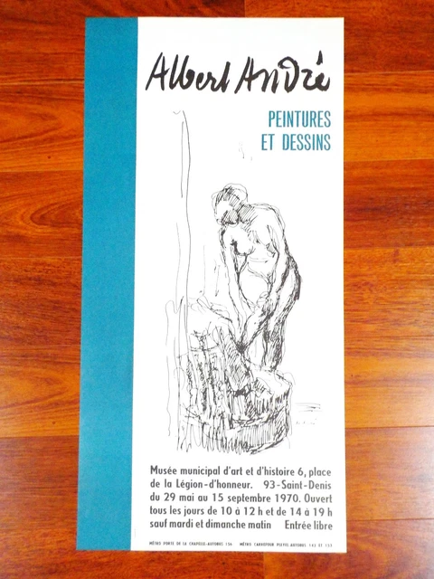 Affiche d'Art - Albert André - 1970