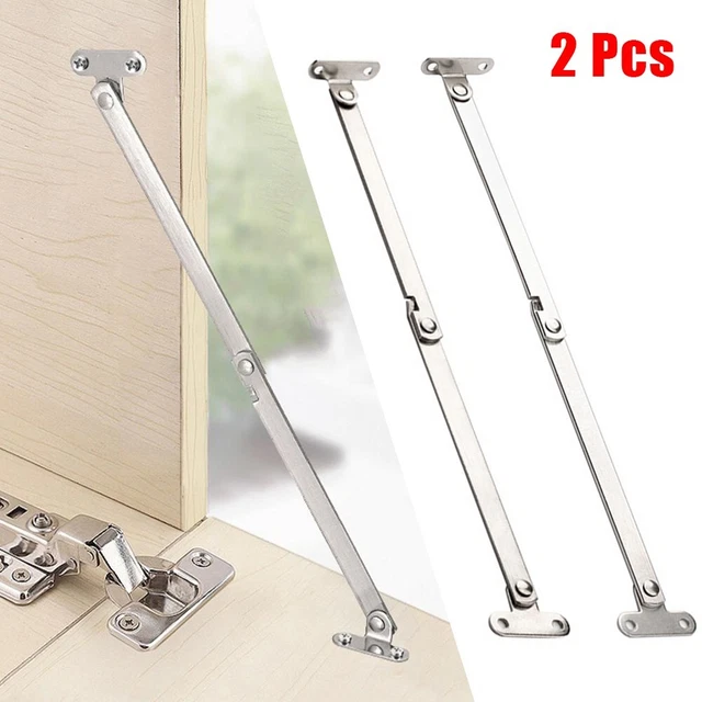 BARRE PIEGHEVOLI SALVASPAZIO Per Porte Armadio Acciaio Inox (2 Pz) EUR
