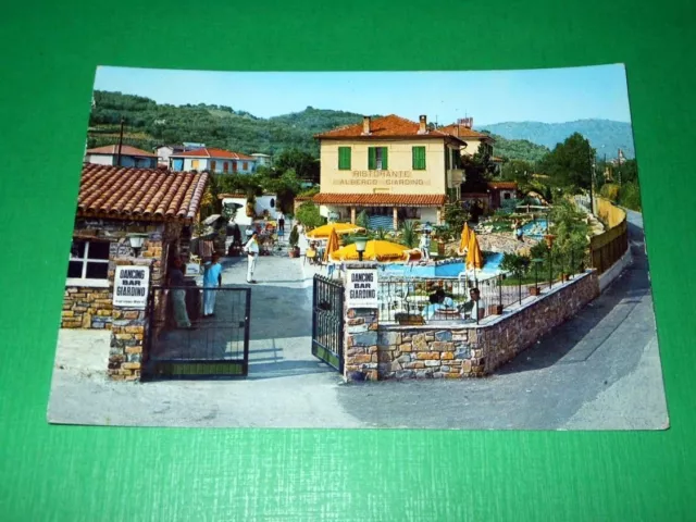 Cartolina Diano Marina - Pensione Ristorante Giardino 1975