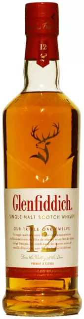 Glenfiddich 12 Year Old Triple Oak Scotch Whisky 700ml Bottle