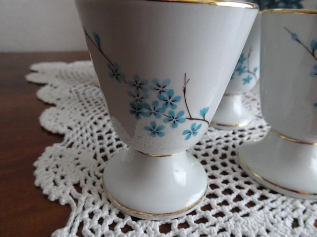 6 petites tasses à café/moka/espresso ou mazettes/mazagrans porcelaine 2