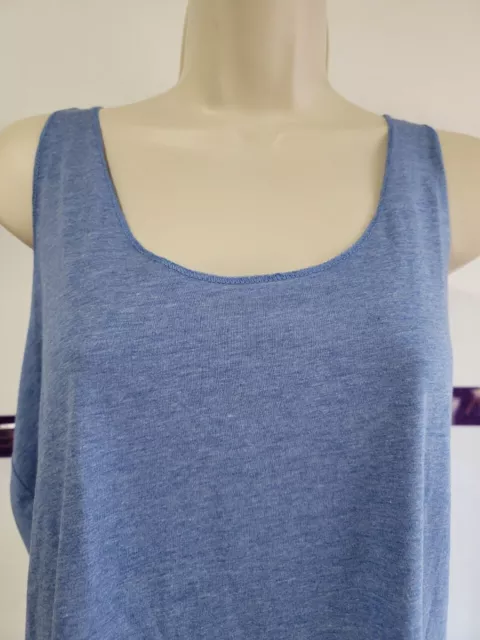 Womens New Bella + Canvas Triblend Collection Tank Top 2XL Heather Blue