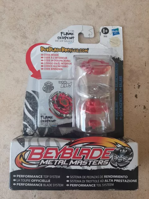 Toupie beyblade hasbro metal masters flame serpent b-120 new neuf