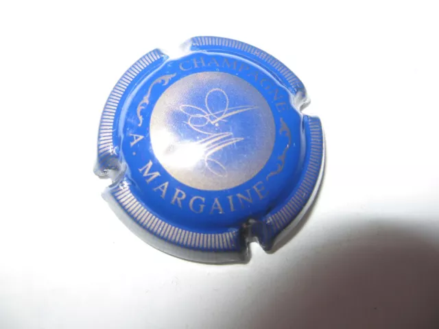 1 capsule de champagne Margaine A N°1 bleu et or striée