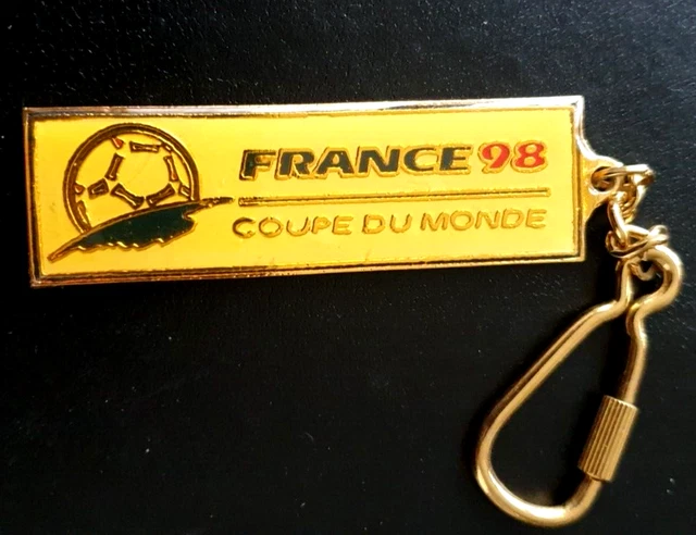 Ancien Porte-clés Publicitaire Gillette - Coupe Du Monde France 98, Métal