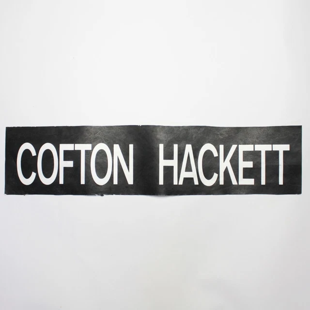 Cofton Hackett Busjalousie Vintage Siebdruck Yardley Wood Ziel
